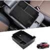 Pour -2025 Ford Maverick Boîte de rangement pour accoudoir de console centrale Organiseur Noir