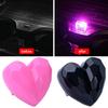 USB Car Interior Ambient Atmosphere Light LED Decorative Heart Type Lights for Auto Reading Lamp Decorations