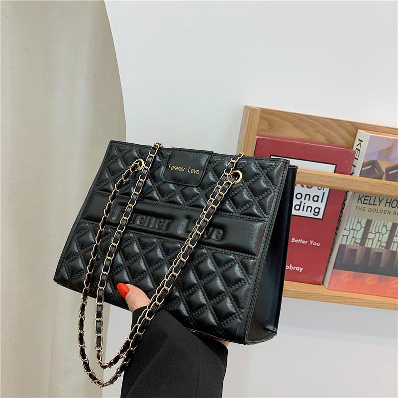 Fashion diamond handbag 2025 new summer temperament women's bag large-capacity trendy tote bag