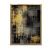 Industrial Minimalism: Shades of Silver and Gold Industrial Minimalism: Shades of Silver and Gold, 70X100 Cm, Black Aluminum Frame, Matte Paper 23