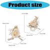 Elegant Bridal Wrist Flower Corsage Brooch With Artificial Golden Leaf Design Formal Occasion Wedding Ceremony Accessory