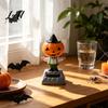 Kleines Geschenk für Autobesitzer Solare Halloween Armaturenbrettpuppe Tanzende Kürbisdekoration Gruseliger Geist Energiesparende Innenraumdekoration Figur