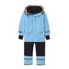 Kids One Piece Ski Suit Waterproof Windproof Snowsuit Tear-Resistant Warm Coral Fleece Lining Winter Outdoor Overalls for Boys Girls Snowboarding