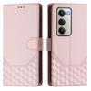 For Xiaomi Redmi 15 5G Case Imprinted Honeycomb RFID Blocking Leather Phone Cover with Strap