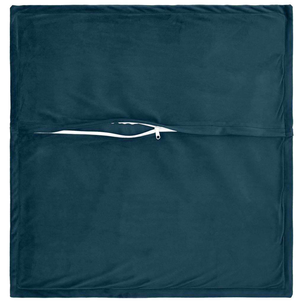 Cushion Cover 2 pcs HOUTEN Blue 45 x 45 cm Velvet