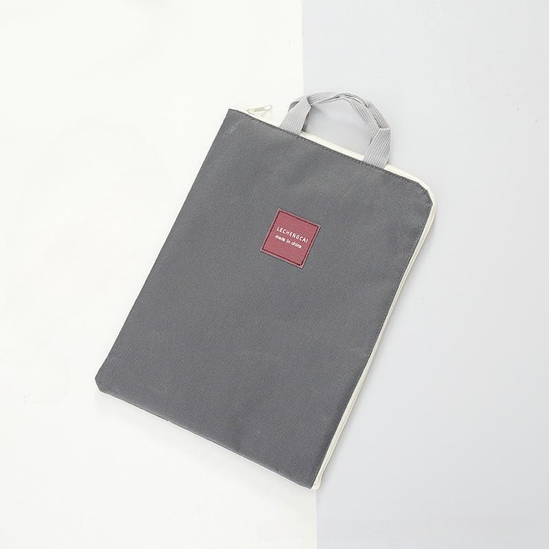 Large Canvas A4 File Folder Document Bag Business Briefcase Paper Storage Organizer Bag Stationery School Office Supplies