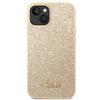 Guess Guhcp14Mhggshd iPhone 14 Plus/ 15 Plus 6.7 Złoty/Gold Twarde Etui Brokatowy Napis