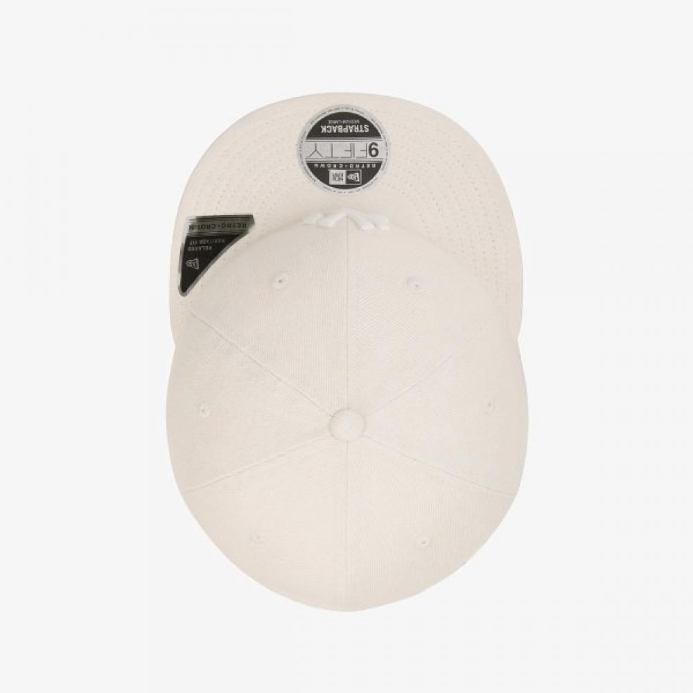 New Era New York Yankees Denim Basic Retro Crown Strapback Ivory 15131623