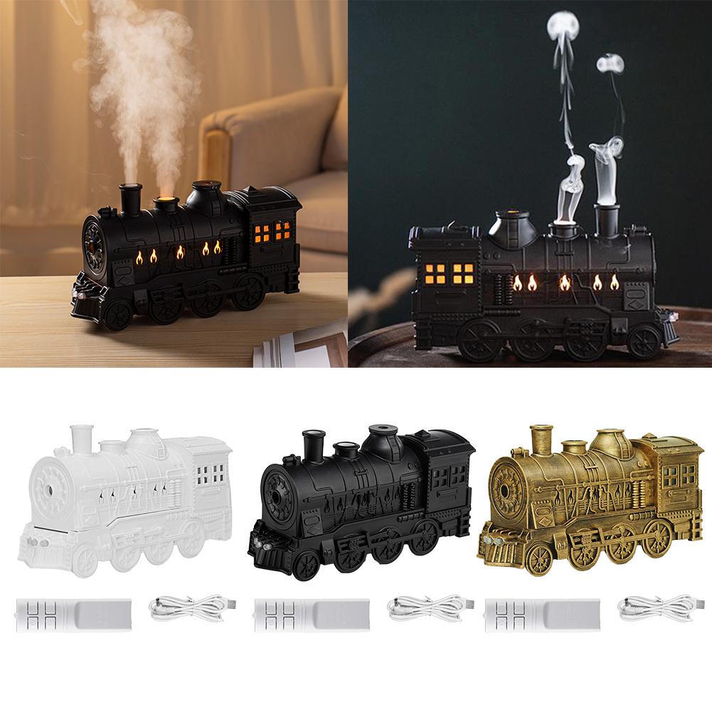 300ml Train Diffuser with 2 Spray Modes Circular Smoke and Auto Shut Off