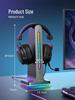 Fifine RGB Gaming Headset with USB Stand & Voice-activated Light