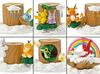 Re-ment Pokemon Collect Stack Pokemon Forest 7 Weather Tree BOX product, 6 types, 6 pieces