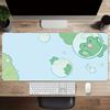 Pc Cute Frog Lotus Leaf Desk Mat Large Gaming Mouse Pad Nonslip Rubber Base Stitched Edge Keyboard Pads PC for Office Gamer