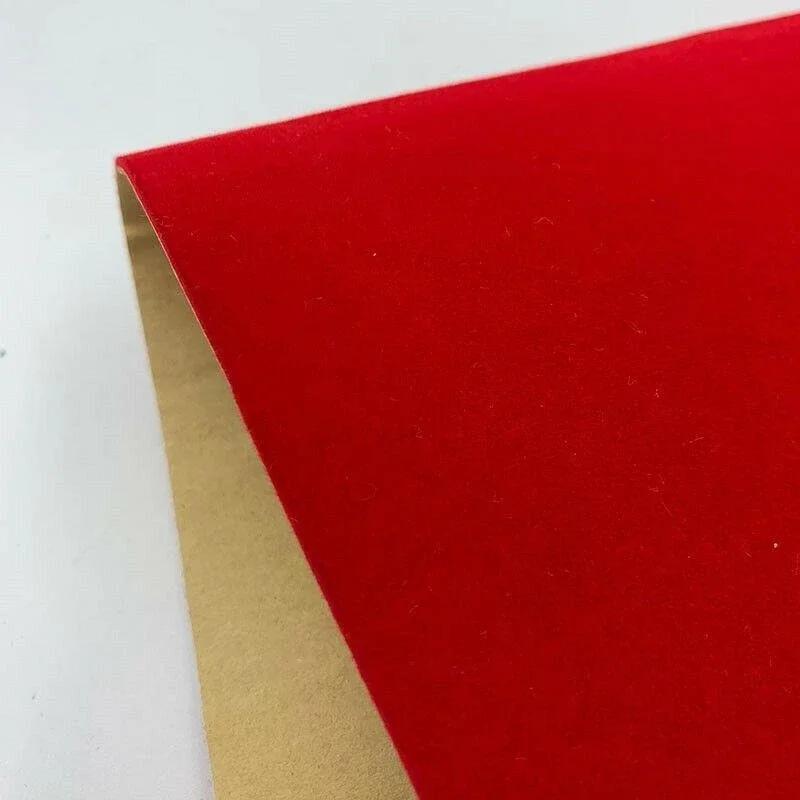 

20/40 x 145cm Self-adhesive Velvet Flock Liner Jewelry Contact Paper Craft Fabric Sticker MultiColor 5.9inx7.8in(15x20cm)