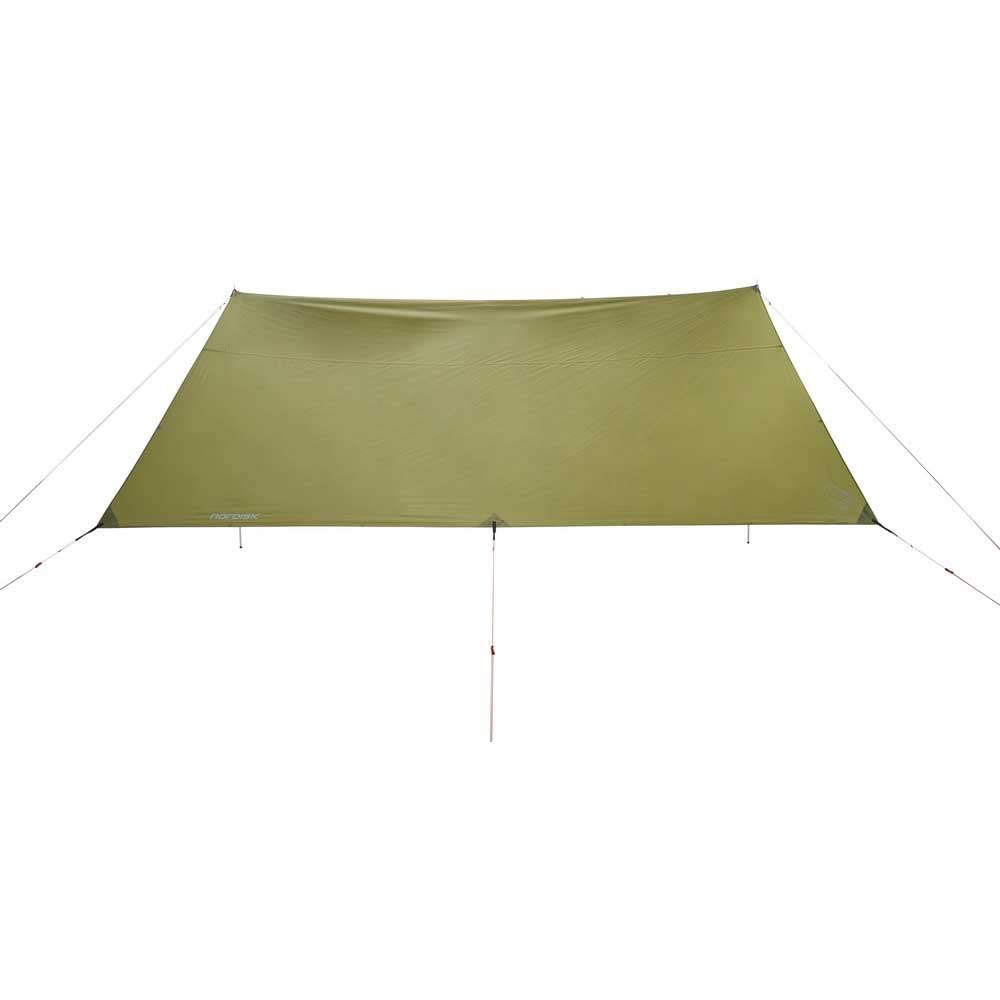 NORDISK VOSS 20 PU Mørk Utendørs Camping 127021 Japansk Presenning, Oliven, Presenning, (Offisielt produkt)