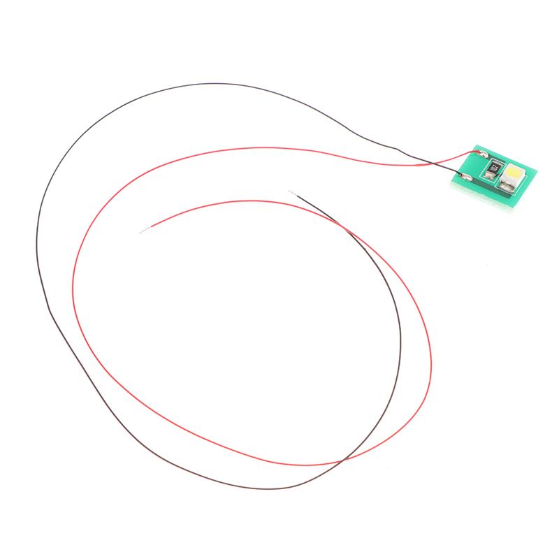 5 stk Forkoblet Varmhvit Smd 3528 LED Lampe Lyssett 12V ~ 18V For Modelljernbane Tog 1 Sett=5 stk