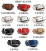 WING LEATHER Tochigi Ledergürtel mit Nähten, 11 Farben, Echtes Leder, Rindsleder, Herren, Hergestellt in Japan, Bestickt, Bunte Nähte, Schlicht,