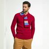 Höst Vinter Ny Herr Tjock Stickad Tröja Pullover Färgblockering Stickad Tröja Trendig Baslinne