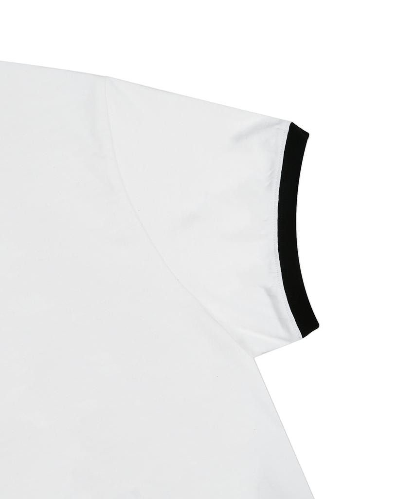 GLACK Gt122 Pistol Star Ringer T-Shirt (White)