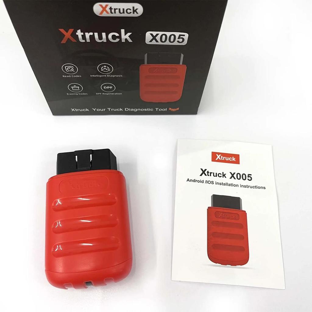 Xtruck X005 Plus Bluetooth Truck Diagnostic Scanner for SHACMAN SINOTRUK