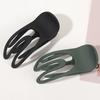Women Hair Clip Hollow Out Matte Texture Decorate Anti-slip Hair Decoration Elastic Hold Tightly Women Hairpin Hair Accessory