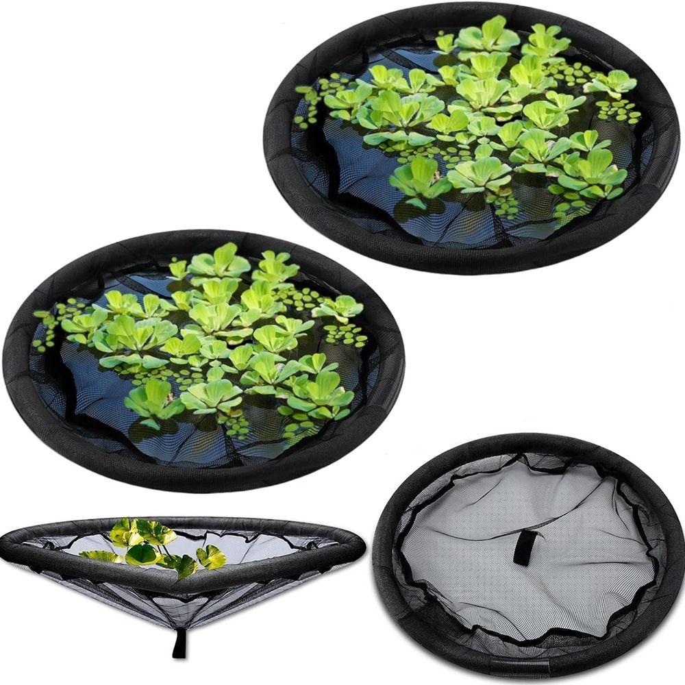 Feinmaschiges schwimmendes Insel-Pflanzenschutznetz Polyester Wasserpflanzenkorb Wasserelemente