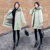 Down Cotton Clothes Women's New Winter Medium and Long Loose and Thin Large Size Thickened Large Sweater Cotton-padded Jacket