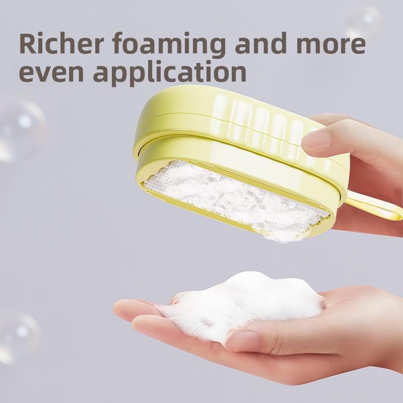 Soft Rubber Foam Roller Laundry Brush for Clothes Underwear Multi-functional Cleaning Tool