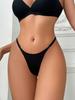 Heart Scallop Cut Out Thongs Transparent Sexy Lingerie Women's Underwear Erotic Outfits Pornographic Crotchless G-strings T-back