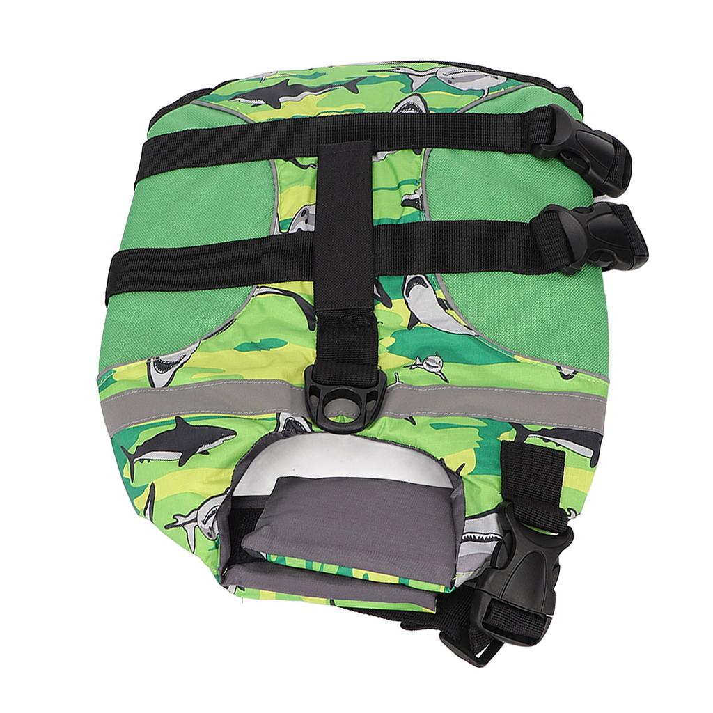 Pies Kamizelka Ratunkowa Regulowana Odblaskowa Pływająca Kamizelka do Pływania dla Psa z Mocnym Uchwytem do Pływania Łodzią