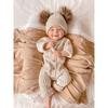 Trendy Baby Romper Sweater for Autumn and Winter, Stylish Korean-Style Knit Jacket for Full Month and 100-Day Photoshoots