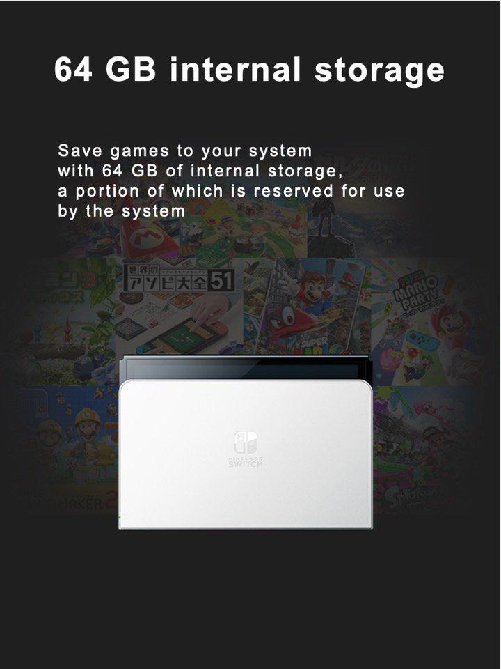 Nintendo Switch Oled Model White JoyCon HongKong