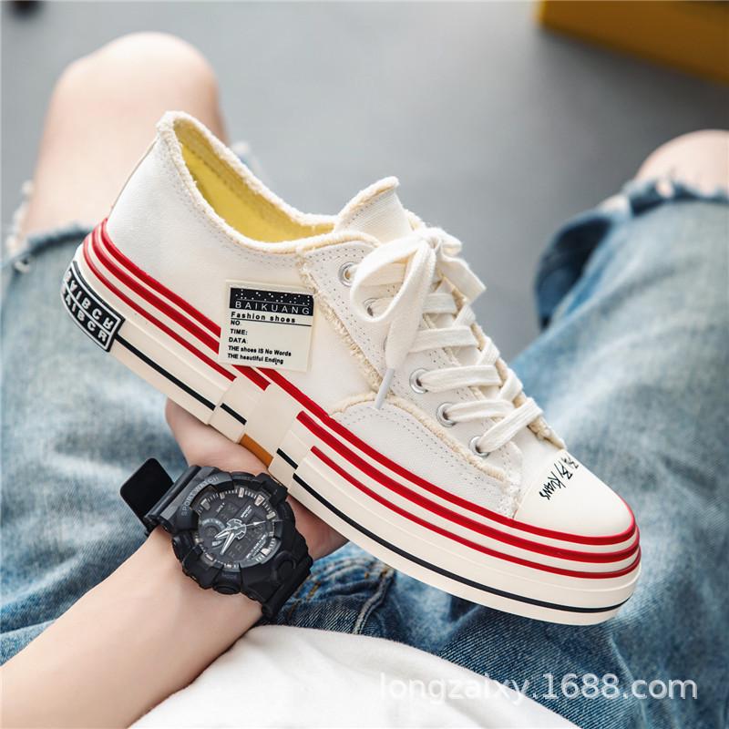 „2022 Canvas-Sneaker im Wu Jianhao-Stil: Trendy Casual Dicksohlenschuhe für Paare"