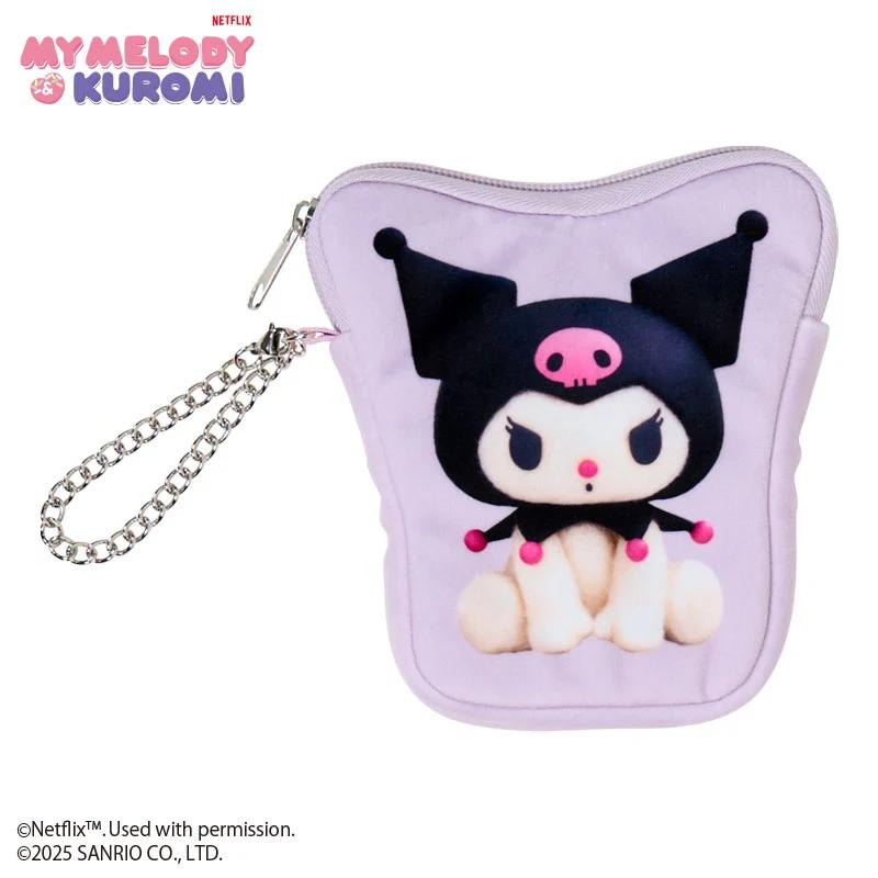 Sanrio KUROMI Pass Case ( Netflix Original Anime My Melody & KUROMI )