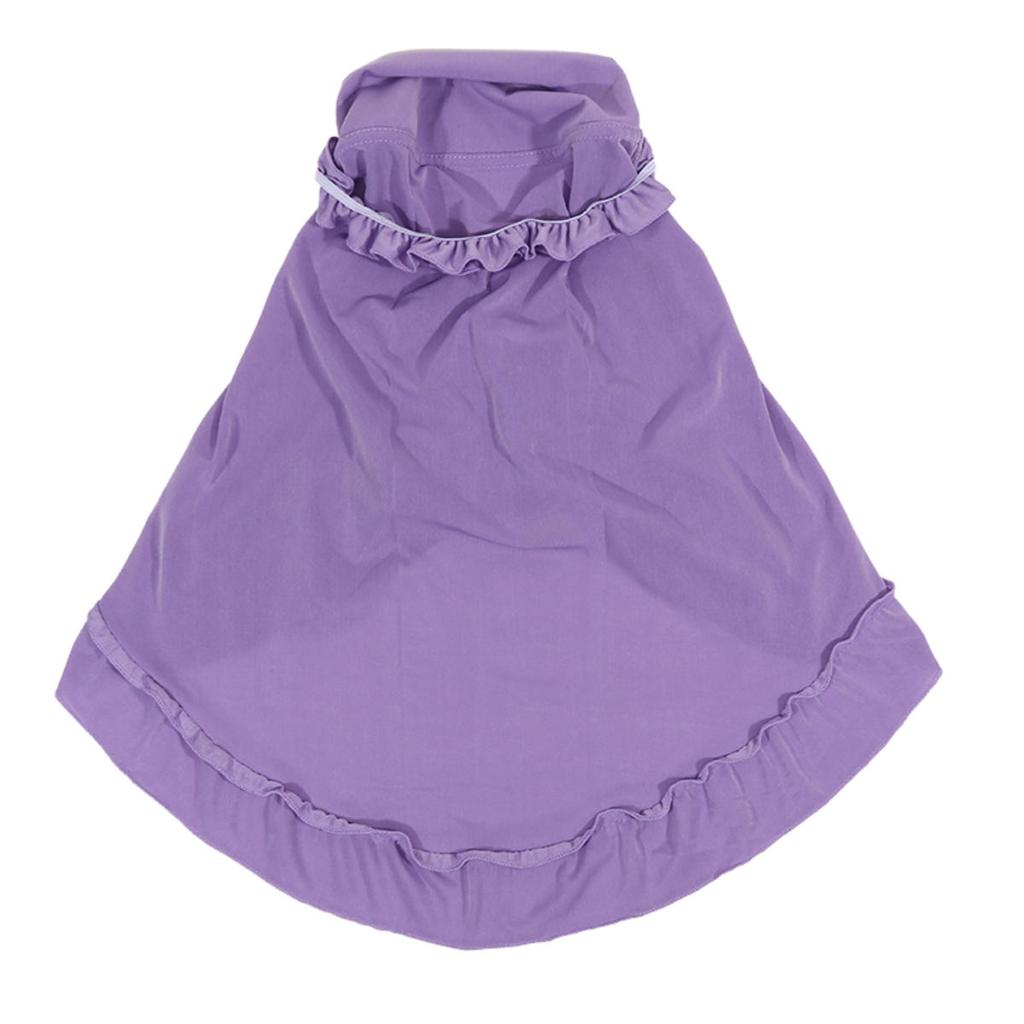 Beautiful Ruffle Solid Children Hijabs Muslim Girls Kids Hijab Islamic Headscarf Soft Stretch Fit 2-6 Years Old Girls Turban