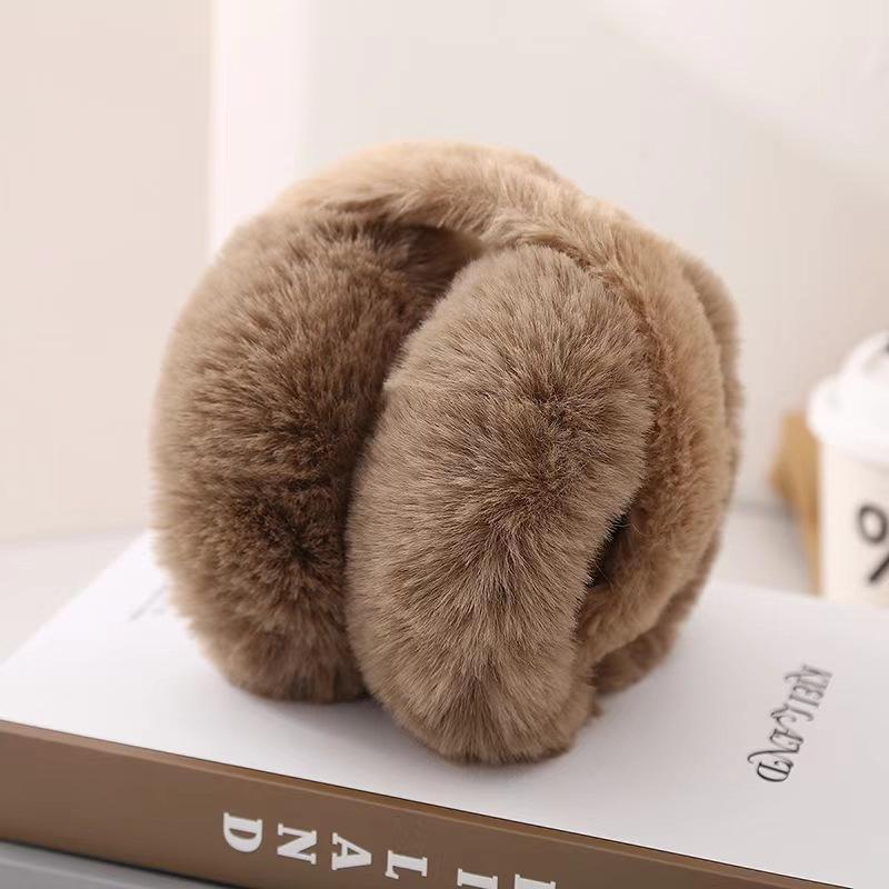 

Winter Earmuffs for Women Men Solid Soft Plush Ear Keep Warmer Fashion Outdoor Earflap Protection Ear Muffs Ear Cover хаки