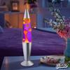 Jambo 16-inch Liquid Lamp with YellowOrange Wax and Purple Liquid, Beautiful Lamp with Flowing Lava-Like Wax, Entertainment for Adults and Kids