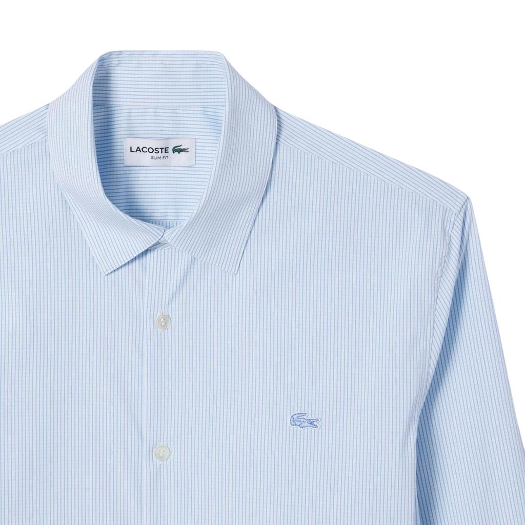 Lacoste Mens Plaid Poplin Slim Shirt