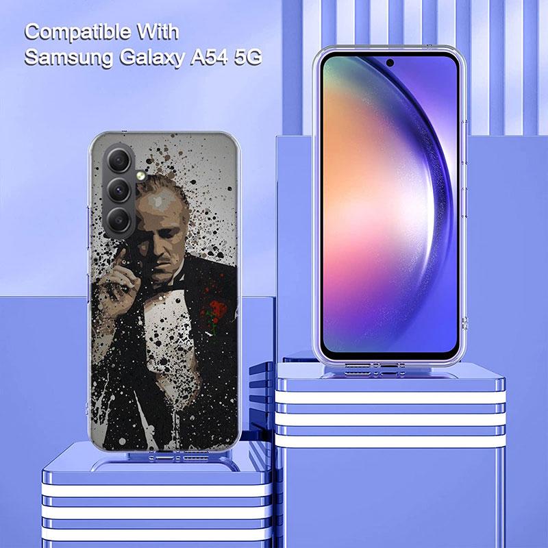 -The Godfather Phone Case for Samsung A16 A26 A36 A56 A17 A37 A57 A07 A06 A02S A03 A04S A05S Galaxy Note 20 10 A50S A71 A51 A31