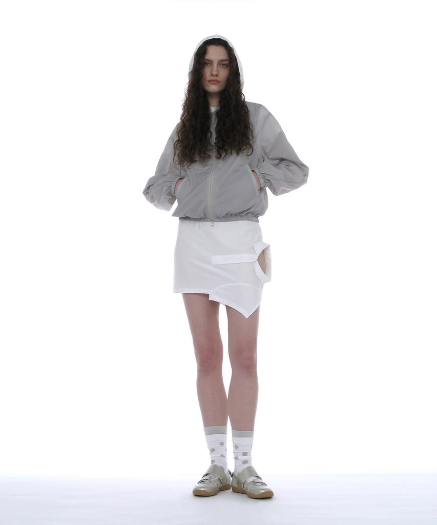 Partimento Woman Reworked Polo Mini Skirt_White
