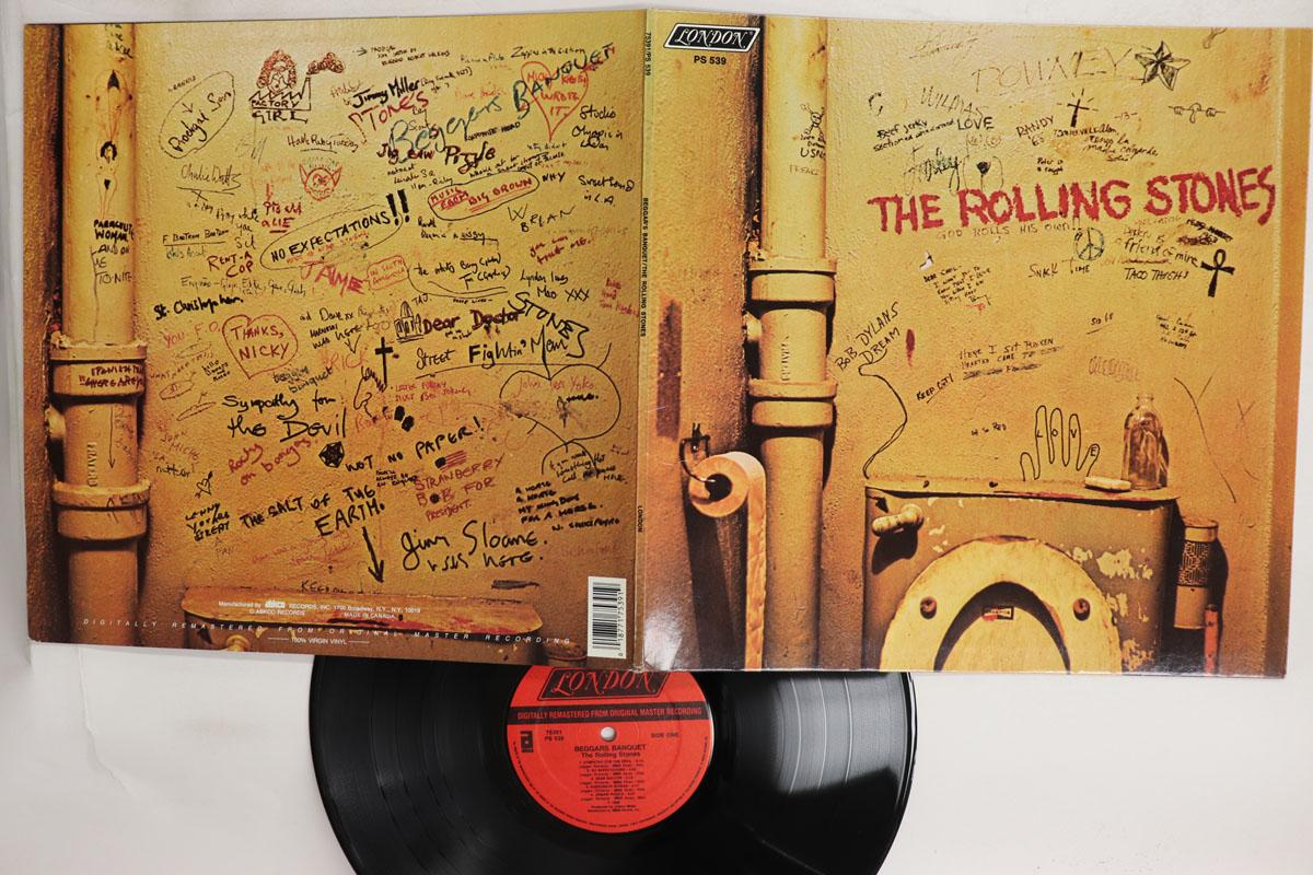LP Record ROLLING STONES Beggars Banquet 75391PS539 ABKCO 1986 US Rock Used