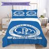 Queens Park Rangers Fc Pattern Bedding Uilt Set Uilt Cover Pillowcase Home Decoration Birthday Gift (1 * Duvet Cover + 2 * Pillowcase Without Core)