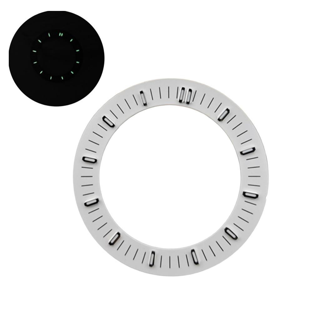 31MM Skelett Zifferblatt für NH70 NH35 NH36 Uhrwerk Grün Leuchtend Mechanische Uhr Modifikationszubehör