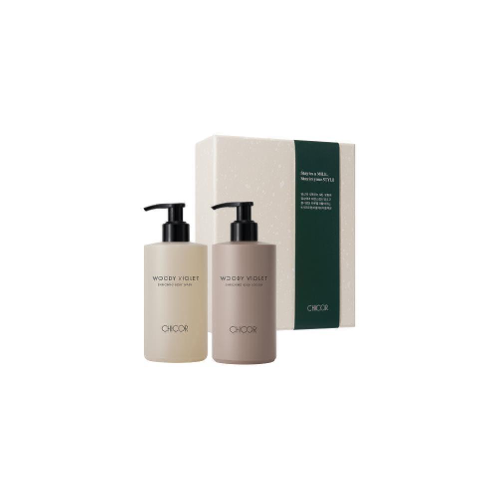 Chicor Collection Woody Violet Body Care Set  2 Types 