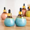 Vial Empty Essential Oil Bottle Refillable Bottles Aromatherapy Diffuser Ceramic Dropper Bottles