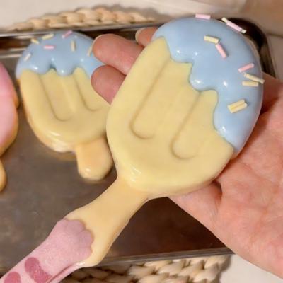 Ghețată drăguță care se topește, Squishy, Moale, Relief pentru Stres, Strânge, Jucărie Fidget, Portabilă, Relief pentru Anxietate, Decompresie, Jucărie pentru Mână