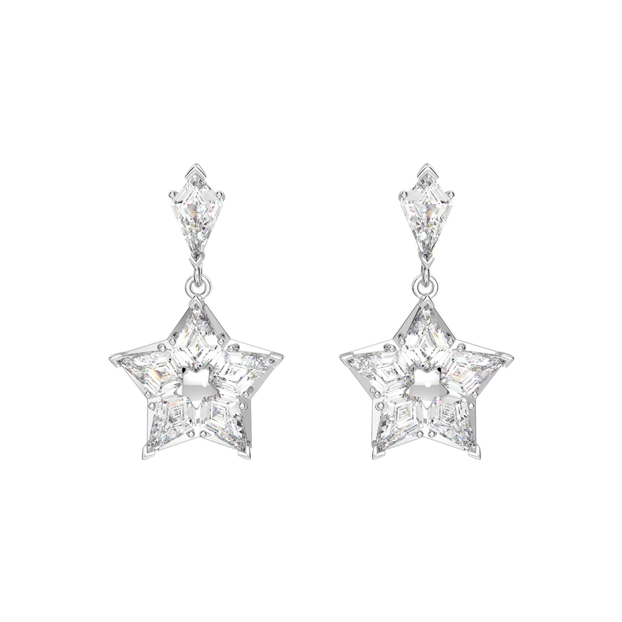 

Swarovski Stella Drop Earrings Women earrings White 5652002 Box (Random Color)