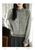 2026 Spring Women's Knitwear: Lace Ruffle Collar Cardigan Sweater, Button-Up Coat, Korean Style