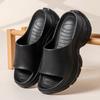 Fashion Fashion Eva Chunky Platform Wedge High Heel Slippers Non Slip Outdoor Slides Women 2025 Summer Sexy Soft Sole Sports Sandals