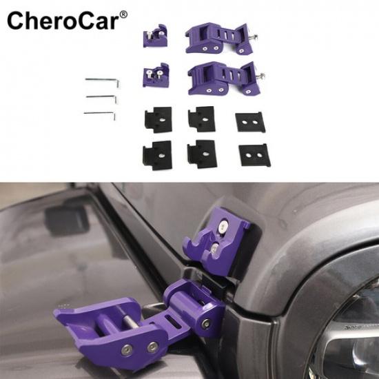 Engine Hood Latches Catch Buckle Lock For 2007+ Jeep Wrangler JK JL Gladiator JT