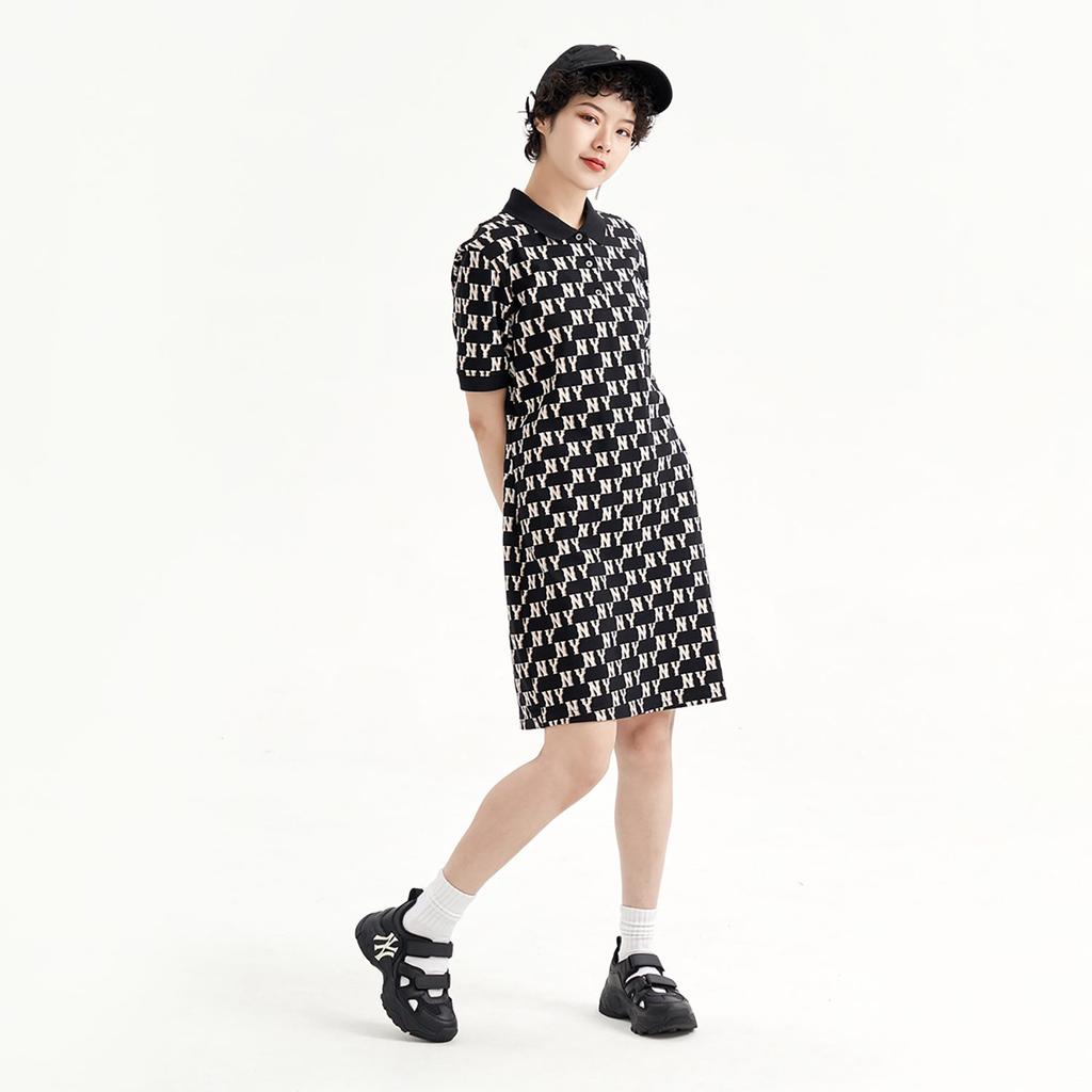MLB Short Sleeved Dress Women's Black 3FOPM0233-50BKS